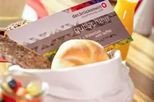 Voucher for breakfast at Cafe Brückenwirt