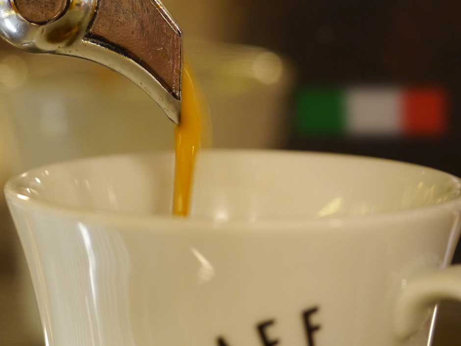 Kaffeemaschine; optimiert für die eigenen Kaffeemischungen